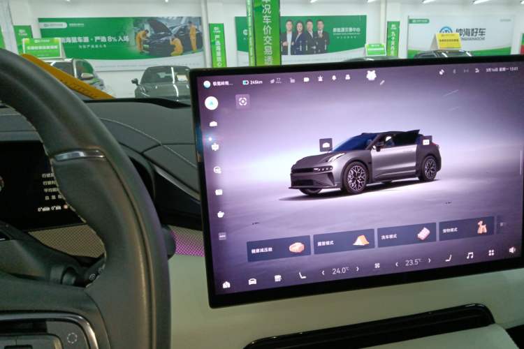 Used Zeekr 001 2025 WE Edition 95 kWh All-Wheel Drive Audio And AC Panel