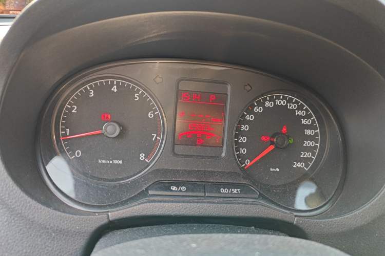 Used Volkswagen Polo 2012 1.6L Cross Polo Automatic Transmission Odometer Close Up