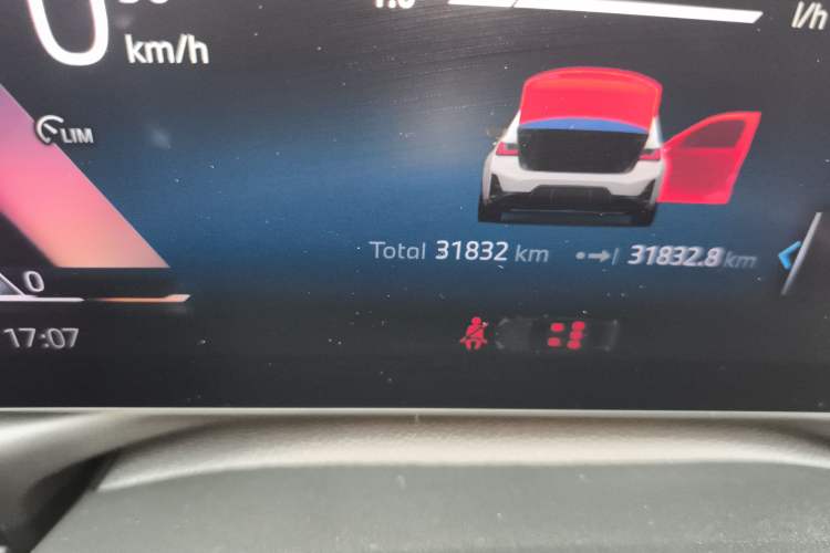 Used BMW 3 Series 2024 325i M Sport Night Edition Package Odometer Close Up