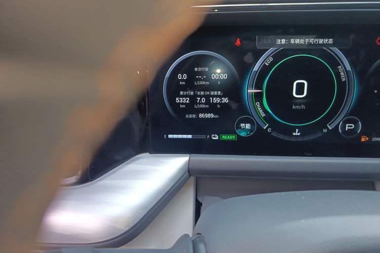 Used GAC Trumpchi GS8 2022 Double-Energy Series 2.0TM Four-Wheel Drive Premium Edition (7 Seats) Odometer Close Up