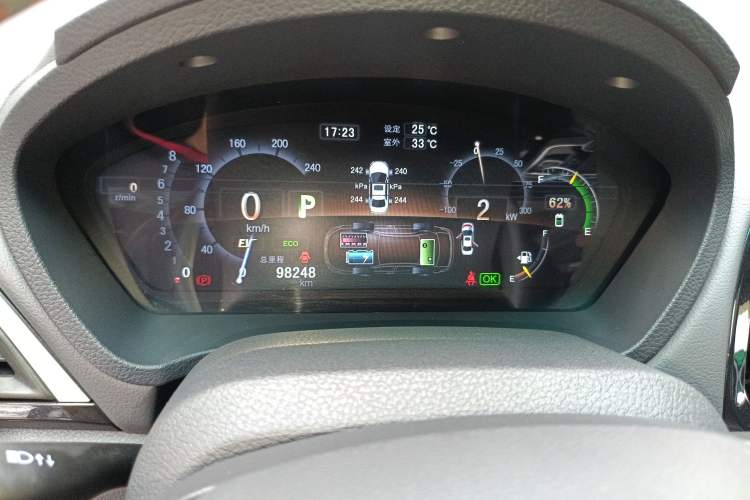 Used BYD Qin New Energy 2015 1.5T Dual-Crown Flagship Plus Edition Instrument Cluster