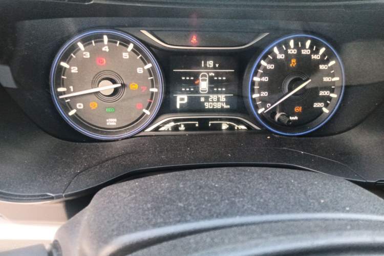 Used GAC Trumpchi GA4 2018 200T Automatic Luxury Edition Odometer Close Up