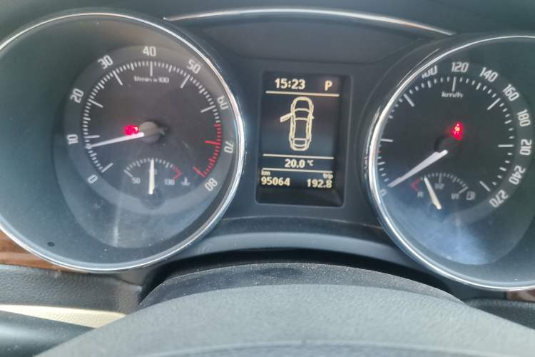 Used Skoda Superb 2012 1.8TSI Automatic Prestige Edition Odometer Close Up