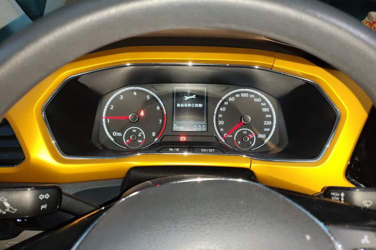 Used Volkswagen T-Cross 2019 280TSI DSG Comfort Edition Odometer Close Up