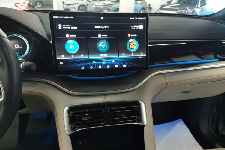 Used BYD Song PLUS New Energy 2021 DM-i 110KM Flagship PLUS Audio And AC Panel