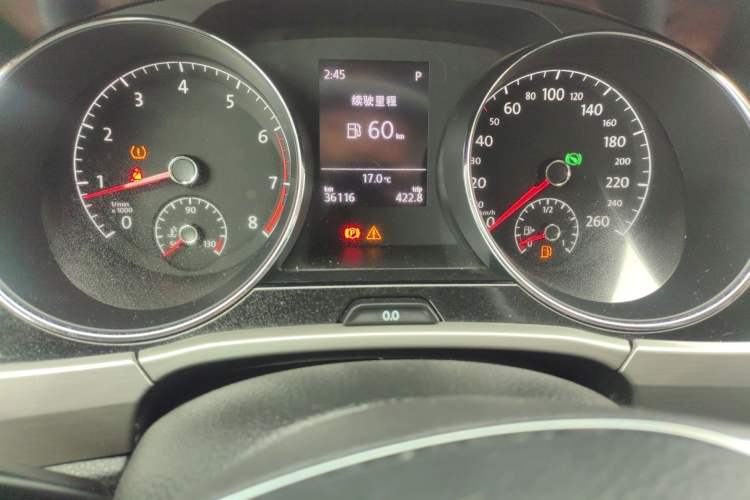 Used Volkswagen Touran 2016 Volkswagen Touran L 280TSI DSG Comfort Edition Odometer Close Up