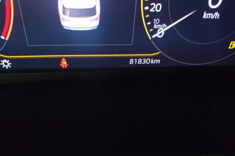 Used Volkswagen Viloran 2020 330TSI Luxury Edition Odometer Close Up