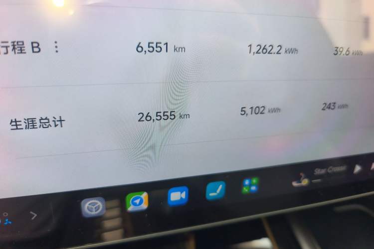 Used Xiaomi Auto SU7 2024 Four-Wheel Drive Ultra-Long Range Advanced Intelligent Driving Max Edition Odometer Close Up