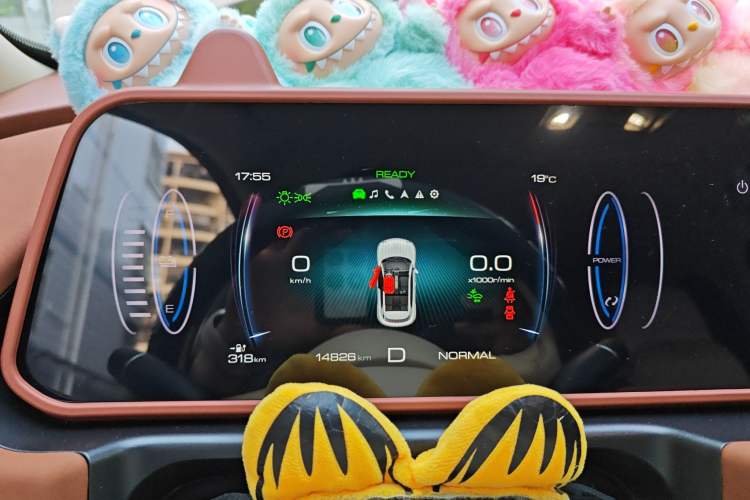 Used ORA Good Cat 2023 401 km Standard Range Luxury Version Lithium Iron Phosphate Instrument Cluster