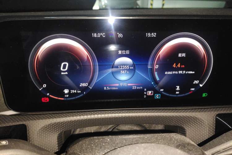 Used Mercedes-Benz CLA 2021 CLA 200 Odometer Close Up