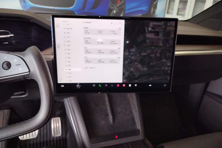 Used Tesla Model X 2023 Dual-Motor All-Wheel-Drive Version Audio And AC Panel