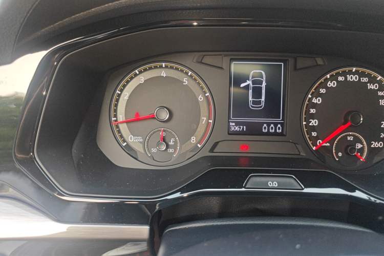 Used Volkswagen Bora 2021 1.5L Automatic Comfort Smart Connect Edition Odometer Close Up