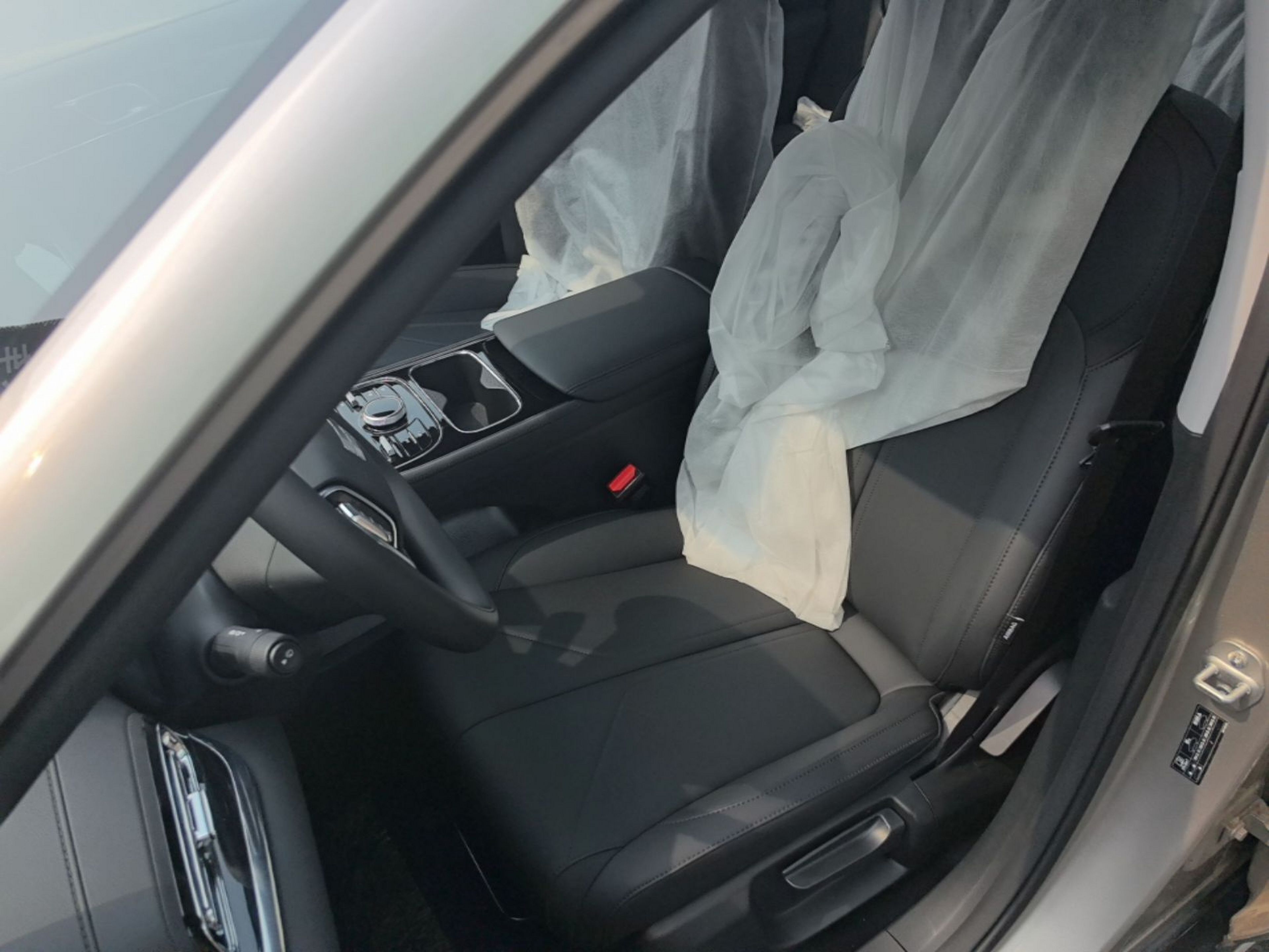 Vordere Reihe im Auto