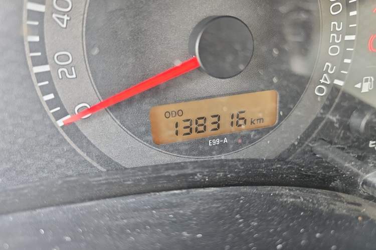 Used Toyota Corolla 2013 Special Edition 1.6L Manual Cool GL Model Odometer Close Up