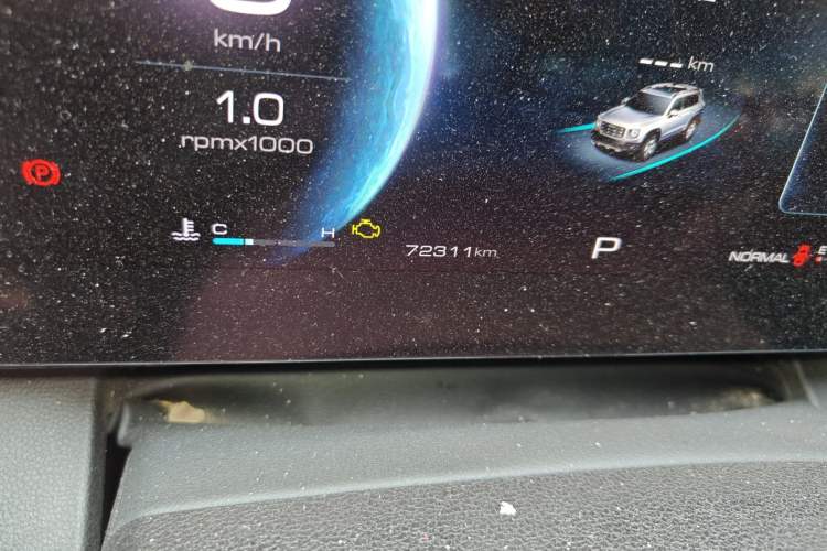 Used Haval DARGO 2021 1.5T DCT Two-Wheel Drive "Mǎquǎn" Edition Odometer Close Up