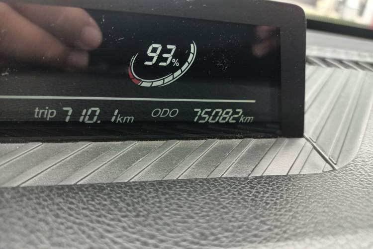 Used NETA V 2022 Chao 400 Lite Odometer Close Up