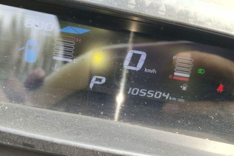 Used Geely Auto Vision X1 2017 1.3L Automatic Player Edition Odometer Close Up