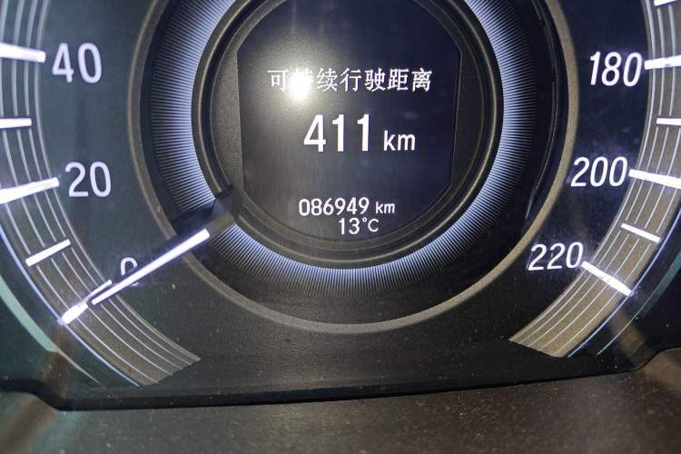 Used Honda Odyssey 2021 2.0L Rui·Comfort Edition Odometer Close Up