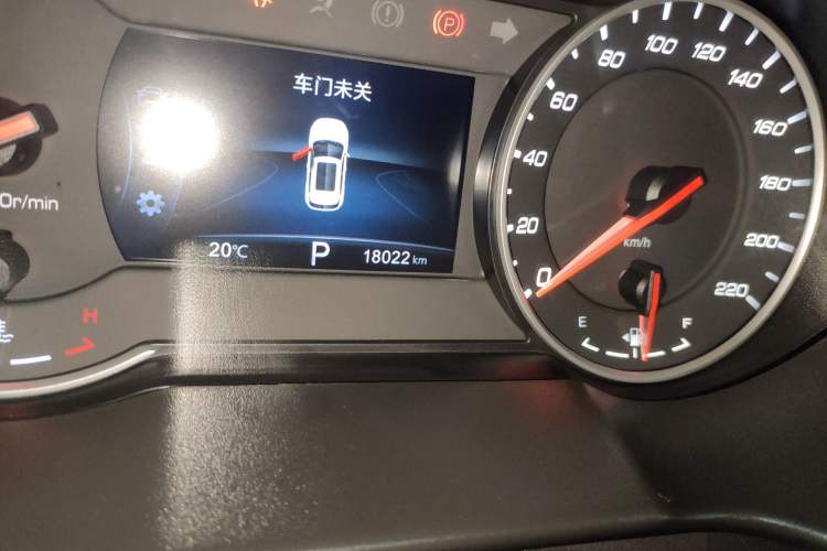 Used CHANGAN CS35PLUS 2019 1.6L Automatic Yue Lian Upgrade Edition Odometer Close Up