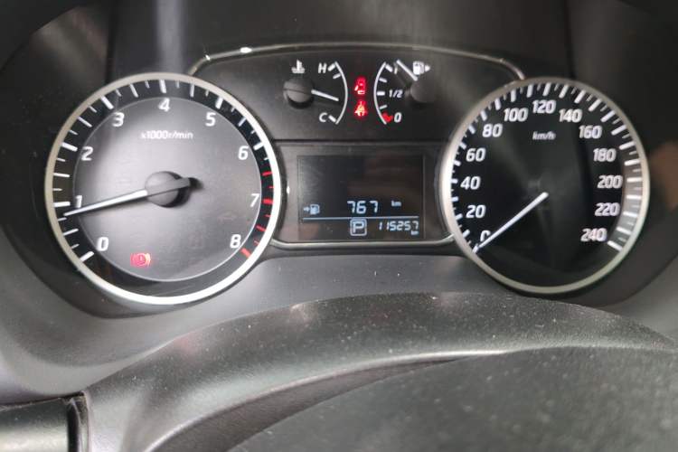 Used Nissan Sylphy 2018 1.6XV CVT Deluxe Edition Odometer Close Up