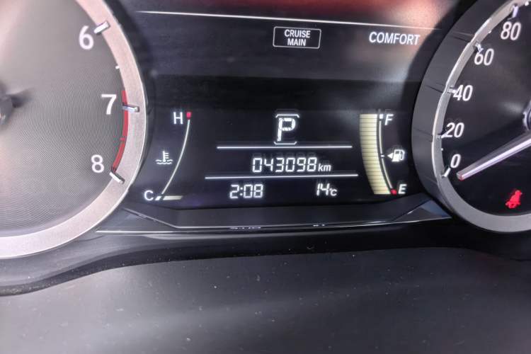 Used Honda UR-V 2017 370TURBO Four-Wheel Drive Prestige Edition China V Odometer Close Up