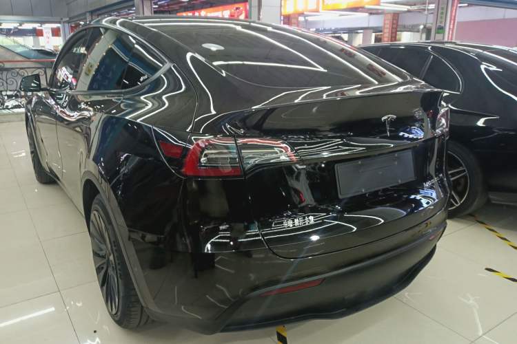 Used Tesla Model Y 2021 Standard Range Rear-Wheel Drive Version Rear Left 45 Deg