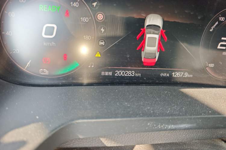 Used BAIC Beijing EU7 2019 Yifeng Edition Odometer Close Up