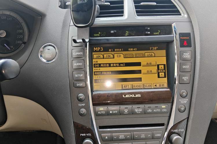 Used Lexus ES 2010 240 Luxury Edition Audio And AC Panel