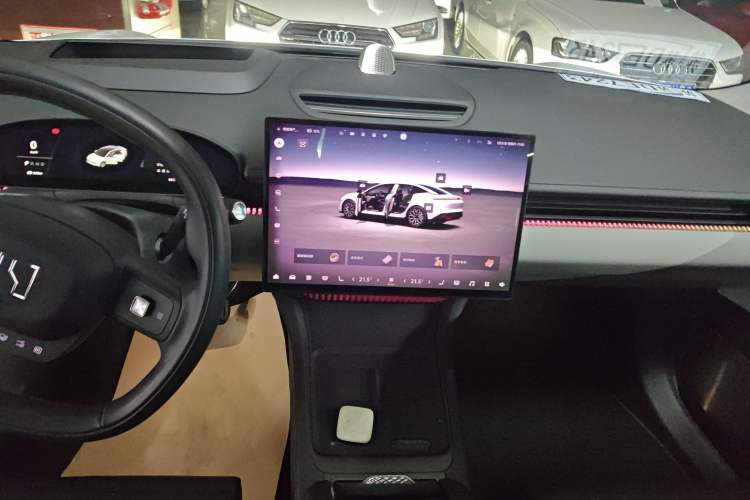 Used Zeekr 007 2024 Four-Wheel Drive Version 75 kWh Audio And AC Panel