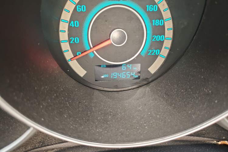 Used CHANGAN Eado 2014 1.6L Manual Luxury Model Odometer Close Up