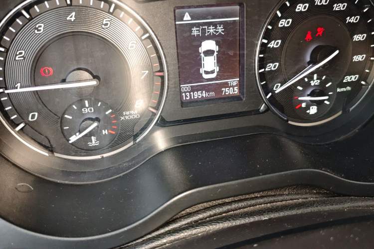 Used Great Wall C30 2016 1.5L Manual Luxury Model Odometer Close Up