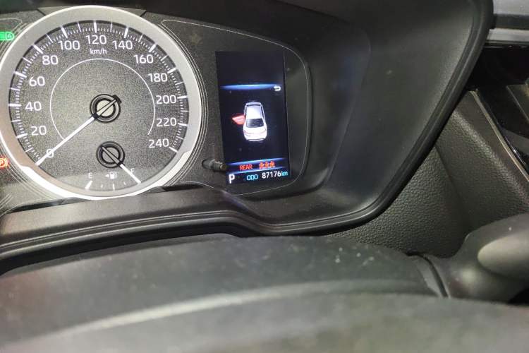 Used Toyota Levin 2021 185T CVT Sport Edition Odometer Close Up