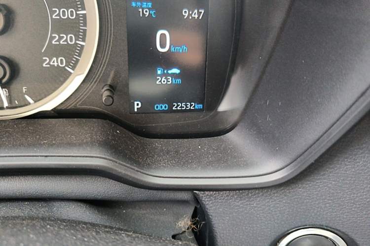 Used Toyota Corolla 2021 1.2T S-CVT Elite PLUS Edition Odometer Close Up