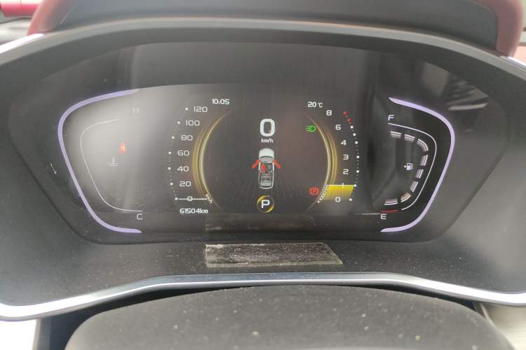 Used Geely Auto Coolray 2019 Sport Model 260T DCT Patrol China V Standard Odometer Close Up