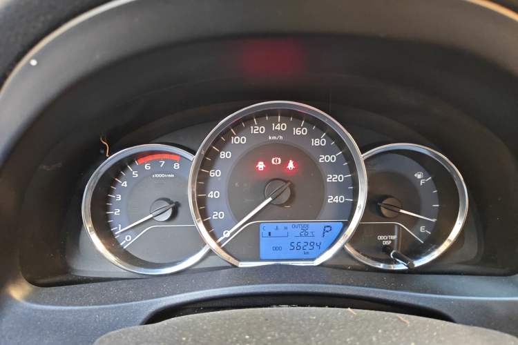 Used Toyota Levin 2017 Revised 185T CVT Elite Edition China V Standard Instrument Cluster