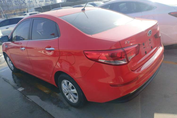 Used Kia K2 2015 Sedan 1.4L Automatic GLS Rear Left 45 Deg