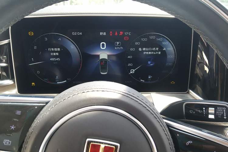 Used Hongqi H9 2020 3.0T Smart Connect Flagship Edition Instrument Cluster