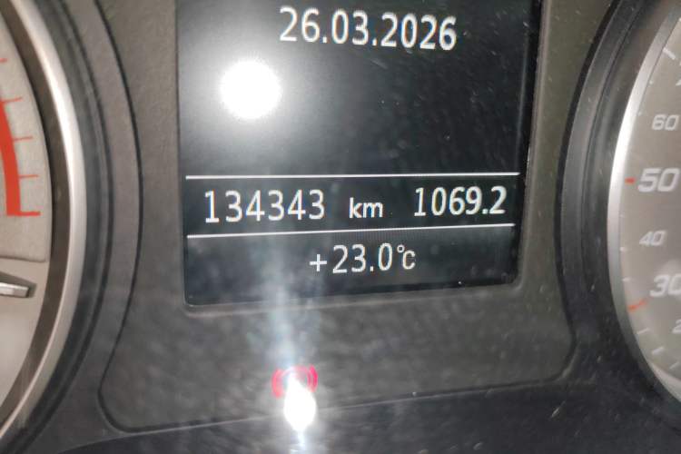 Used Audi S3 2015 S3 2.0T Limousine Odometer Close Up