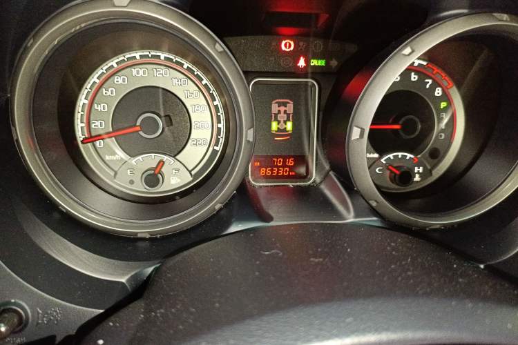 Used Mitsubishi Pajero  Odometer Close Up