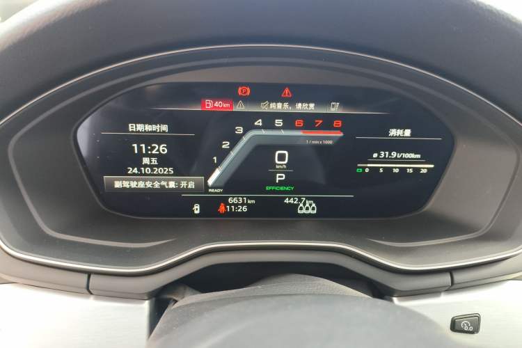 Used Audi A4L 2022 40 TFSI Fashion Dynamic Model Instrument Cluster