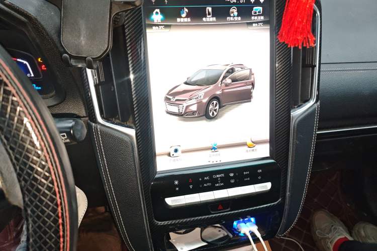 Used Luxgen U6 SUV 2017 Revised Version 1.6T Fashion Edition Audio And AC Panel