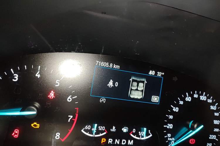 Used Ford Focus Active 2020 EcoBoost 180 Automatic Trendy Model Odometer Close Up