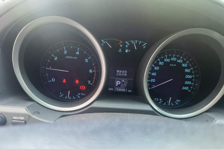 Used Toyota Land Cruiser 2007 4.7L Automatic VX-R Odometer Close Up