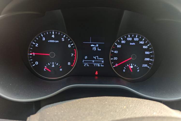Used Kia K2 2017 Sedan 1.4L Manual Transmission GLS Instrument Cluster