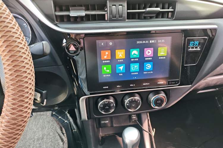 Used Toyota Levin 2017 Revised 185T CVT Elite Edition China V Standard Audio And AC Panel