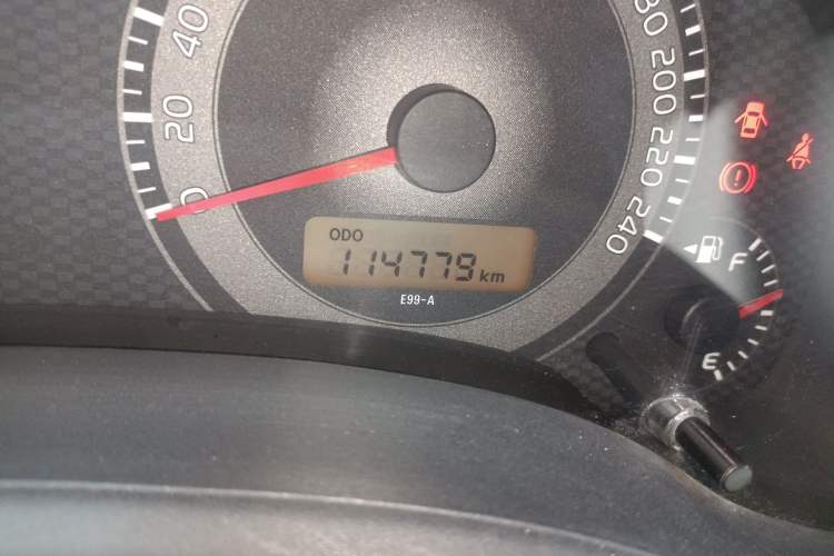 Used Toyota Corolla 2011 1.6L Manual GL Odometer Close Up