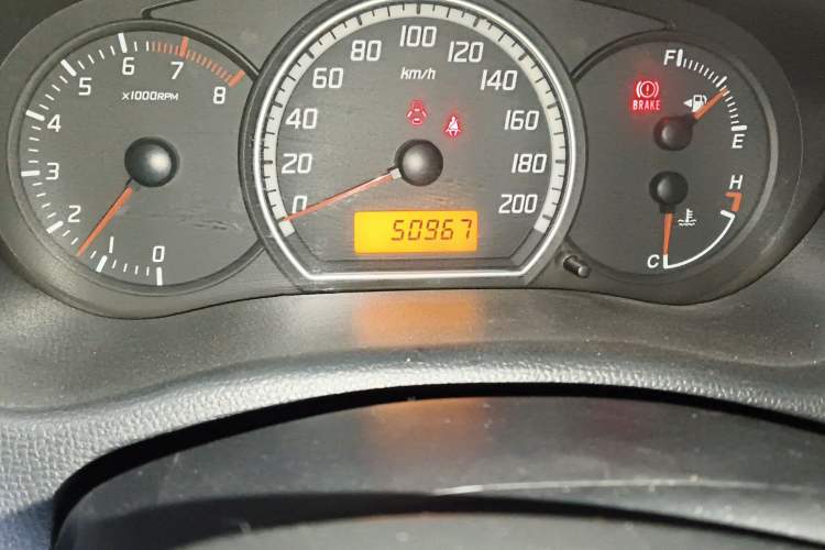 Used Suzuki Swift 2011 1.5L Manual Fashion Edition Odometer Close Up