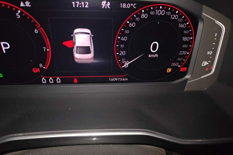 Used Volkswagen Sagitar 2021 280TSI DSG Excellence Edition Odometer Close Up