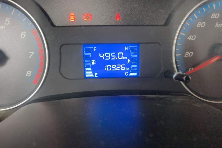 Used CHANGAN KAICHENG Shenqi F30 2018 1.5L Elite Edition Short Wheelbase DAM15L Odometer Close Up