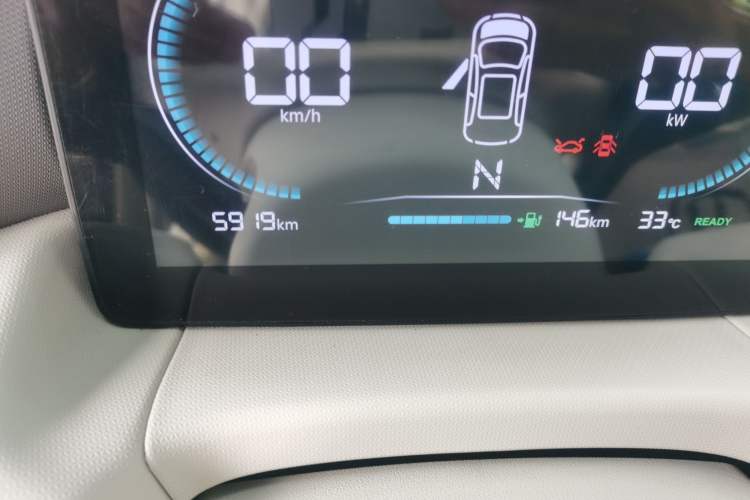 Used Leapmotor T03 2023 310 Lite Edition Odometer Close Up